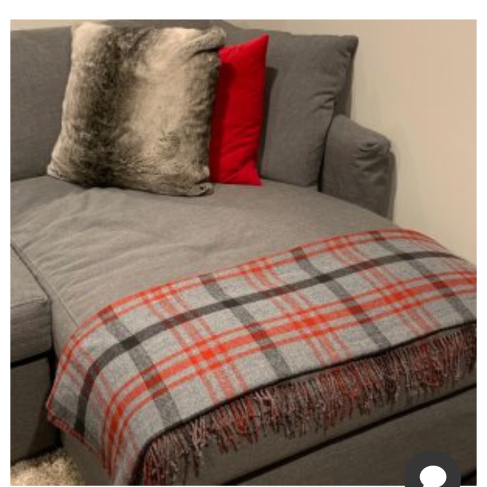 NWOT Pottery Barn Whitaker Reversible Throw